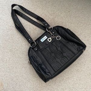 NWT Bella Russo Black Shoulder Bag